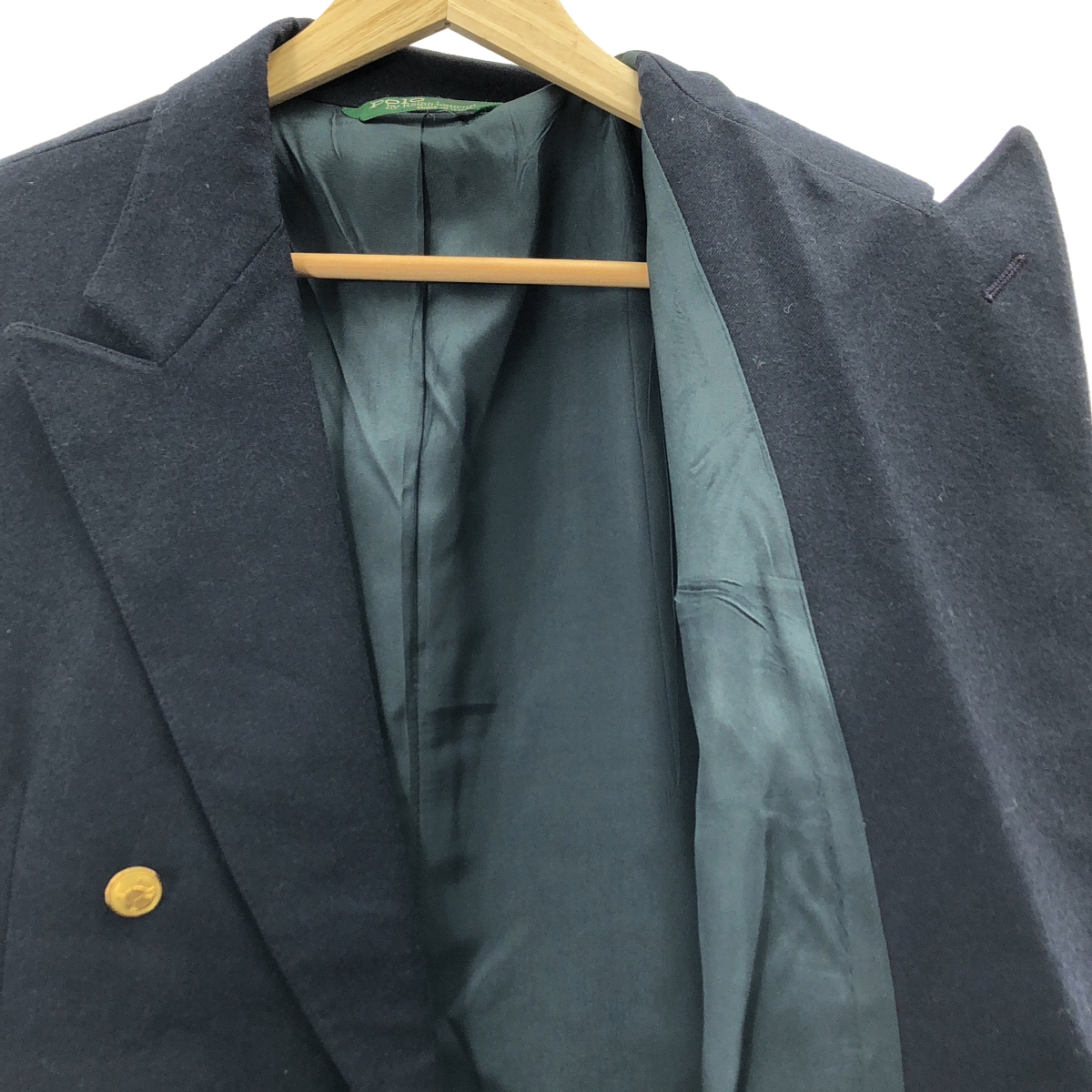 その他 1980s ヴィンテージ 緑タグ 金ボタン 紺ブレ ブレザー テーラードジャケット