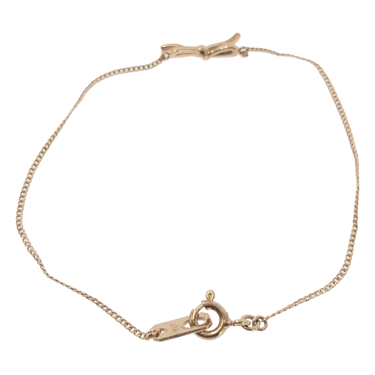 ete / エテ レイヤード リボン ブレスレット