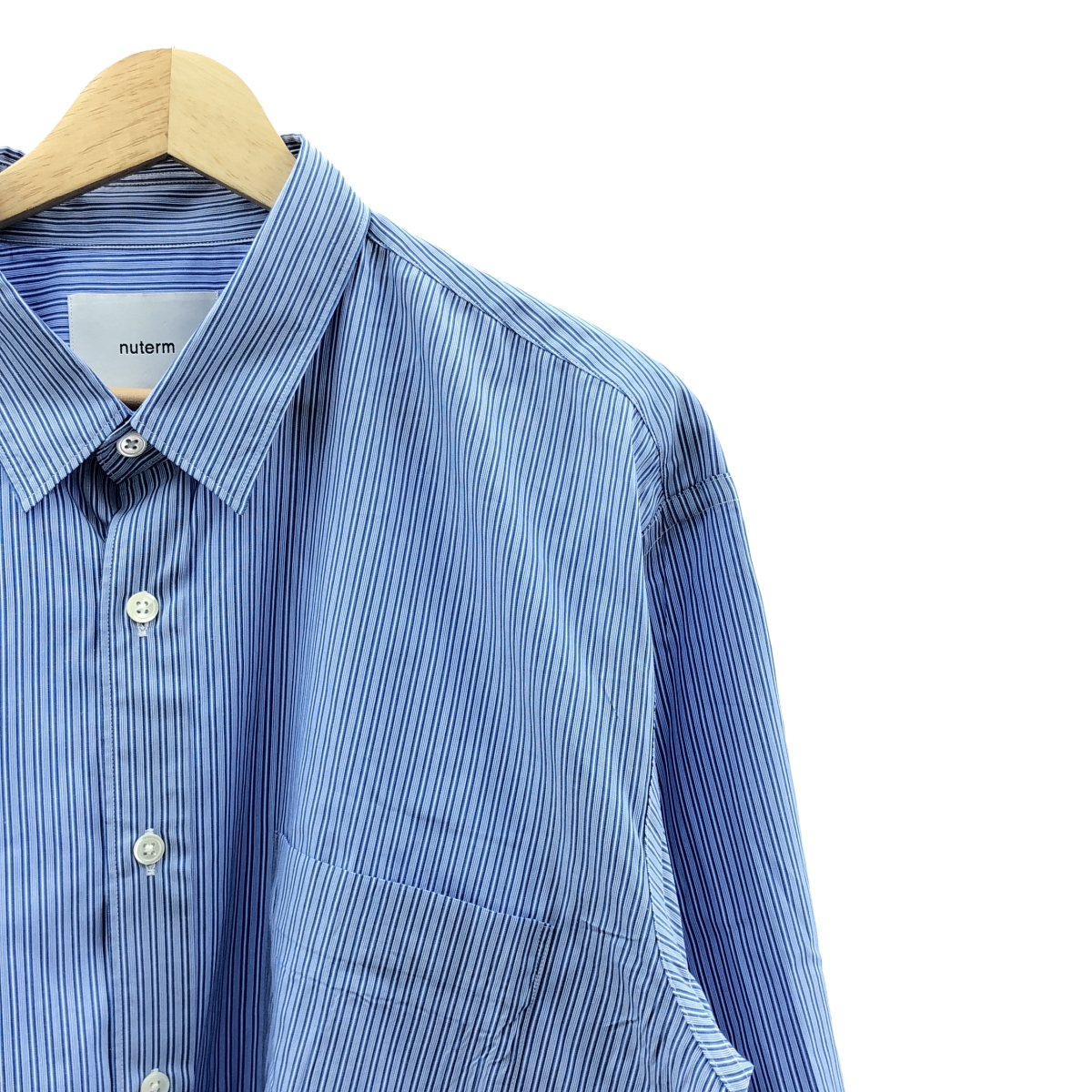 nuterm / ニューターム Relaxin Shirts リラキシン ストライプ コットン シャツ