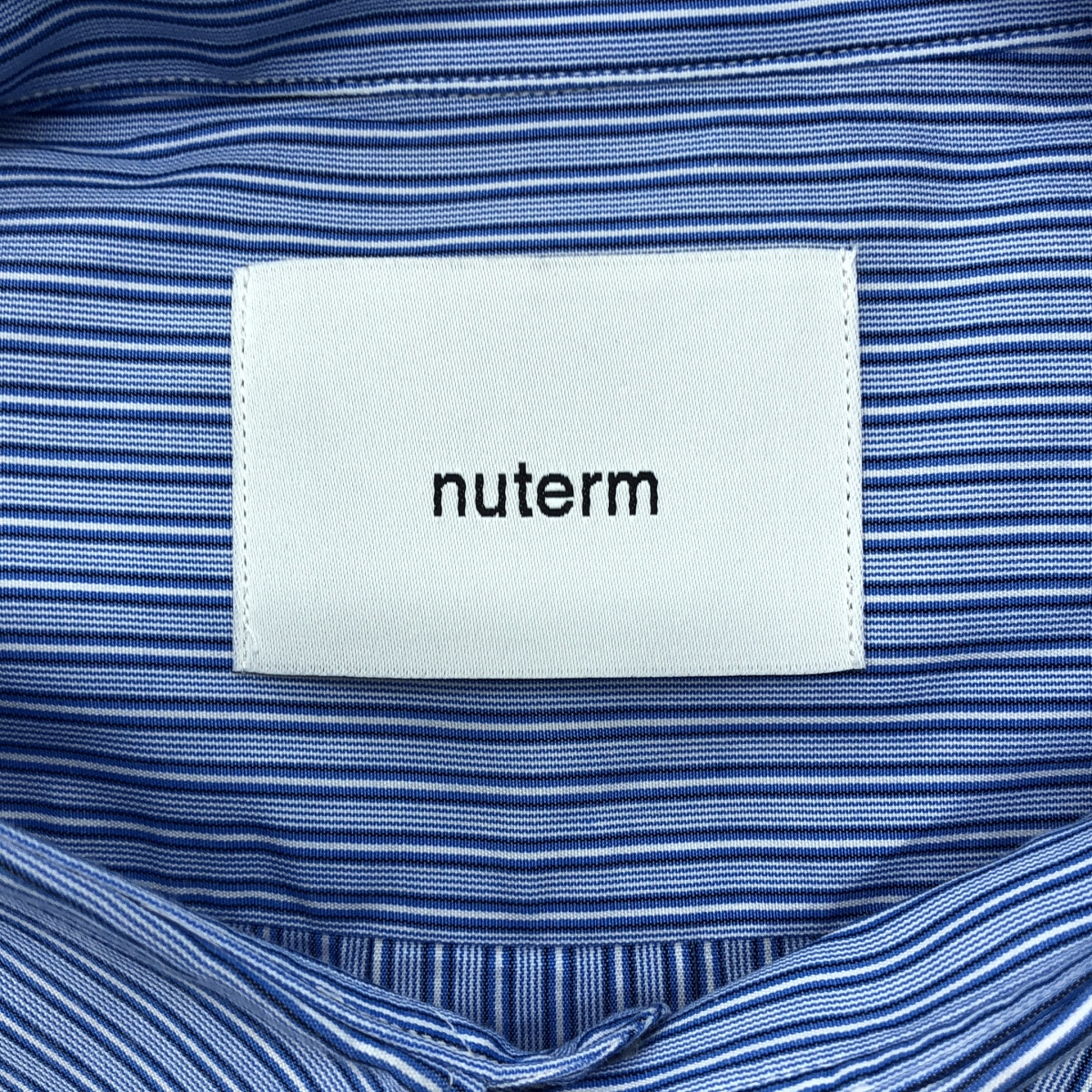 nuterm / ニューターム Relaxin Shirts リラキシン ストライプ コットン シャツ