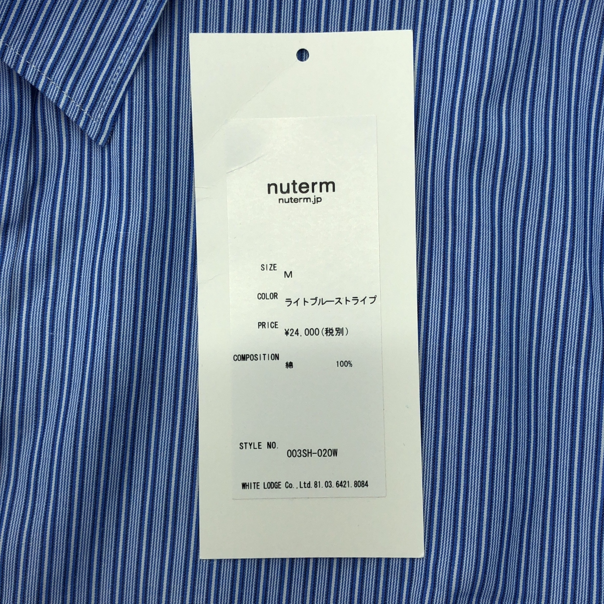 nuterm / ニューターム Relaxin Shirts リラキシン ストライプ コットン シャツ