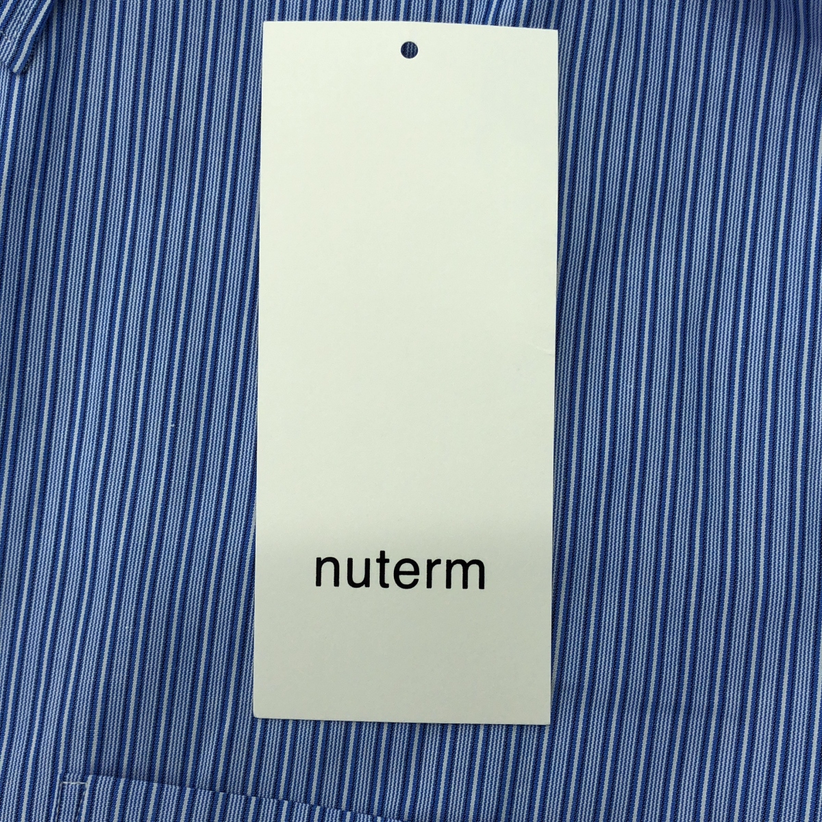 nuterm / ニューターム Relaxin Shirts リラキシン ストライプ コットン シャツ