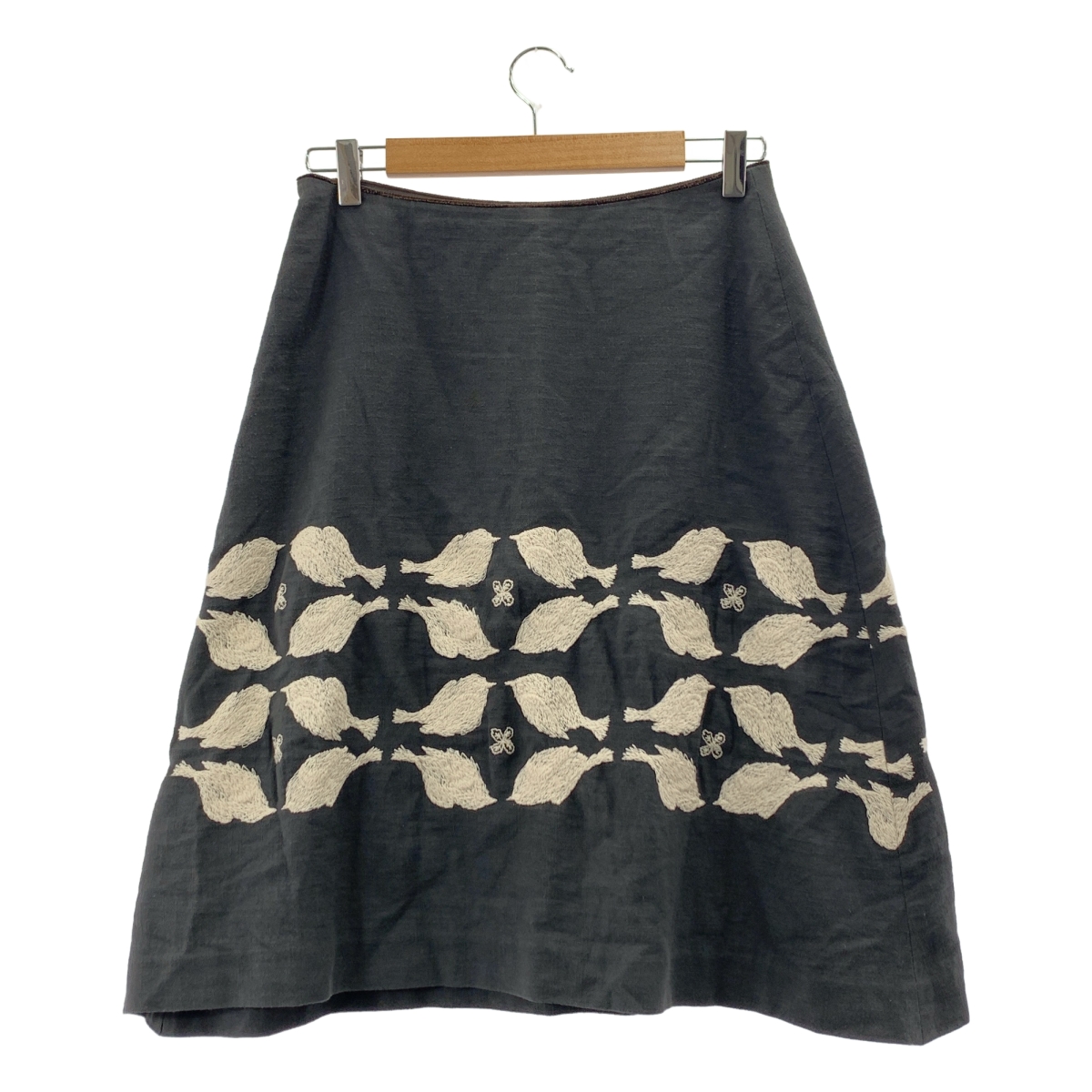 mina perhonen / ミナペルホネン four birds コットン 刺しゅう スカート
