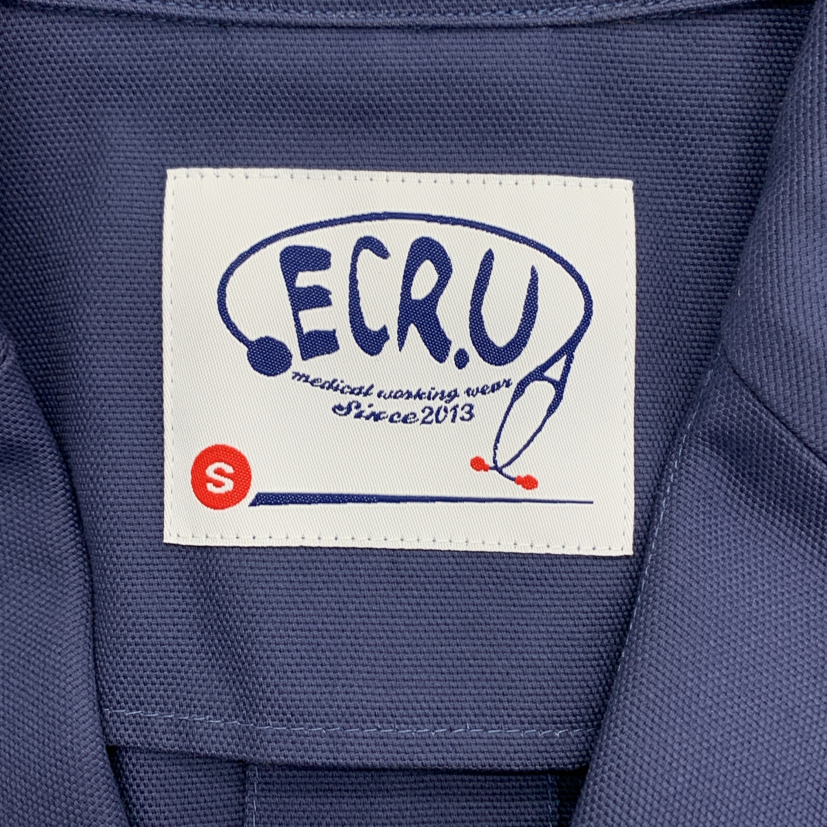 BEAMS / ビームス ECRU medical working wear / ワッペン チェスターコート