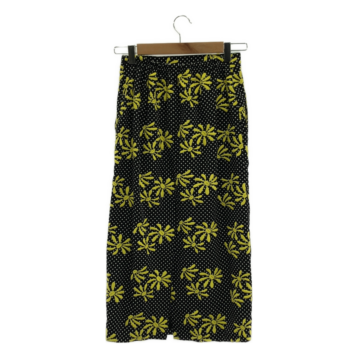 UNION LAUNCH / ユニオンランチ × Ron Herman ロンハーマン別注 ドット フラワー刺しゅう スカート