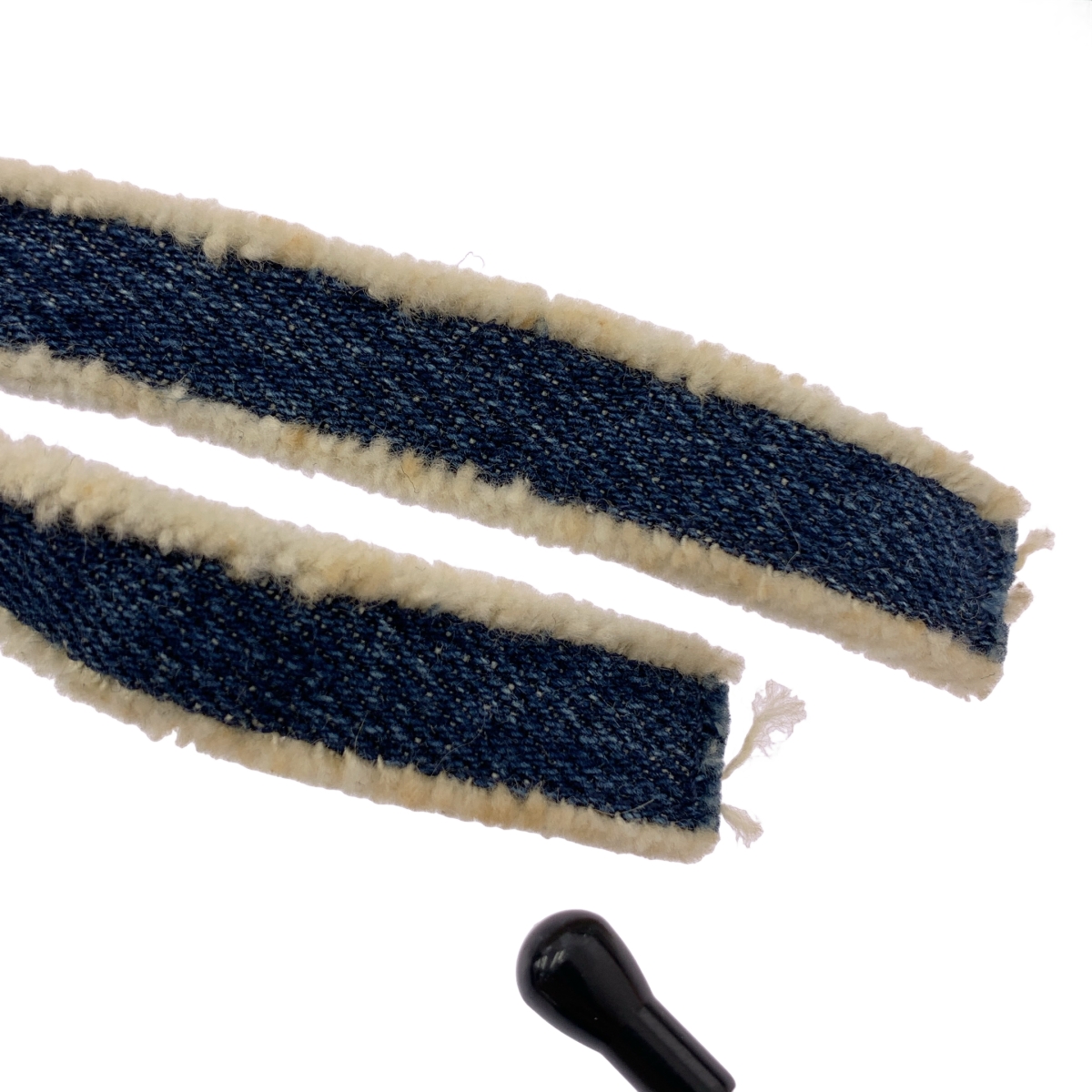 miu miu / ミュウミュウ デニム クロス ストラップ ウェッジソール サンダル