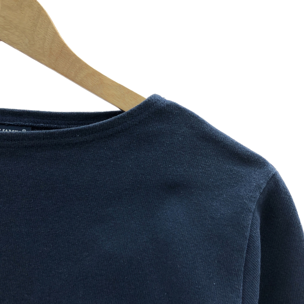 SAINT JAMES / セントジェームス ウェッソン エルバーパッチ バスクシャツ