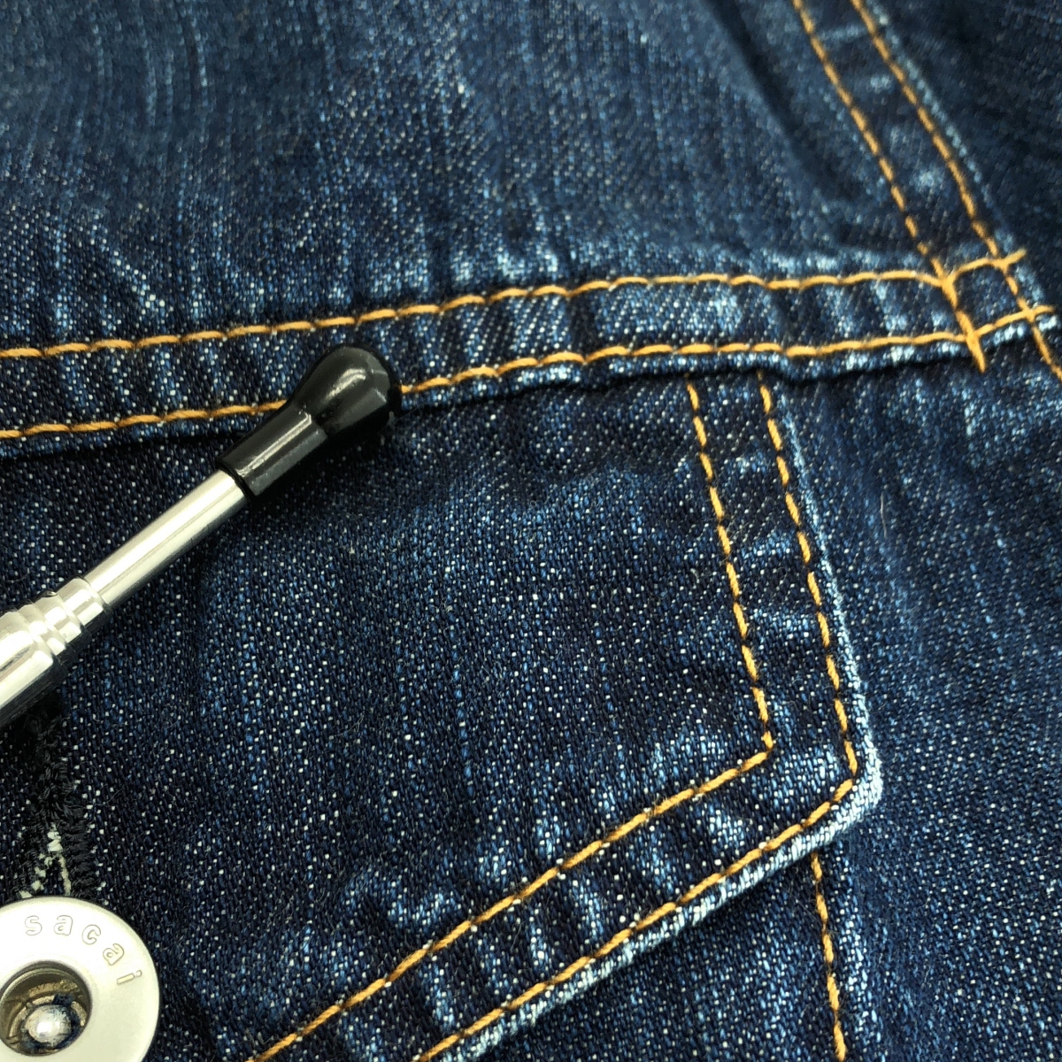 サイドジップ カットオフ デニムワンピース | ブランド古着の買取