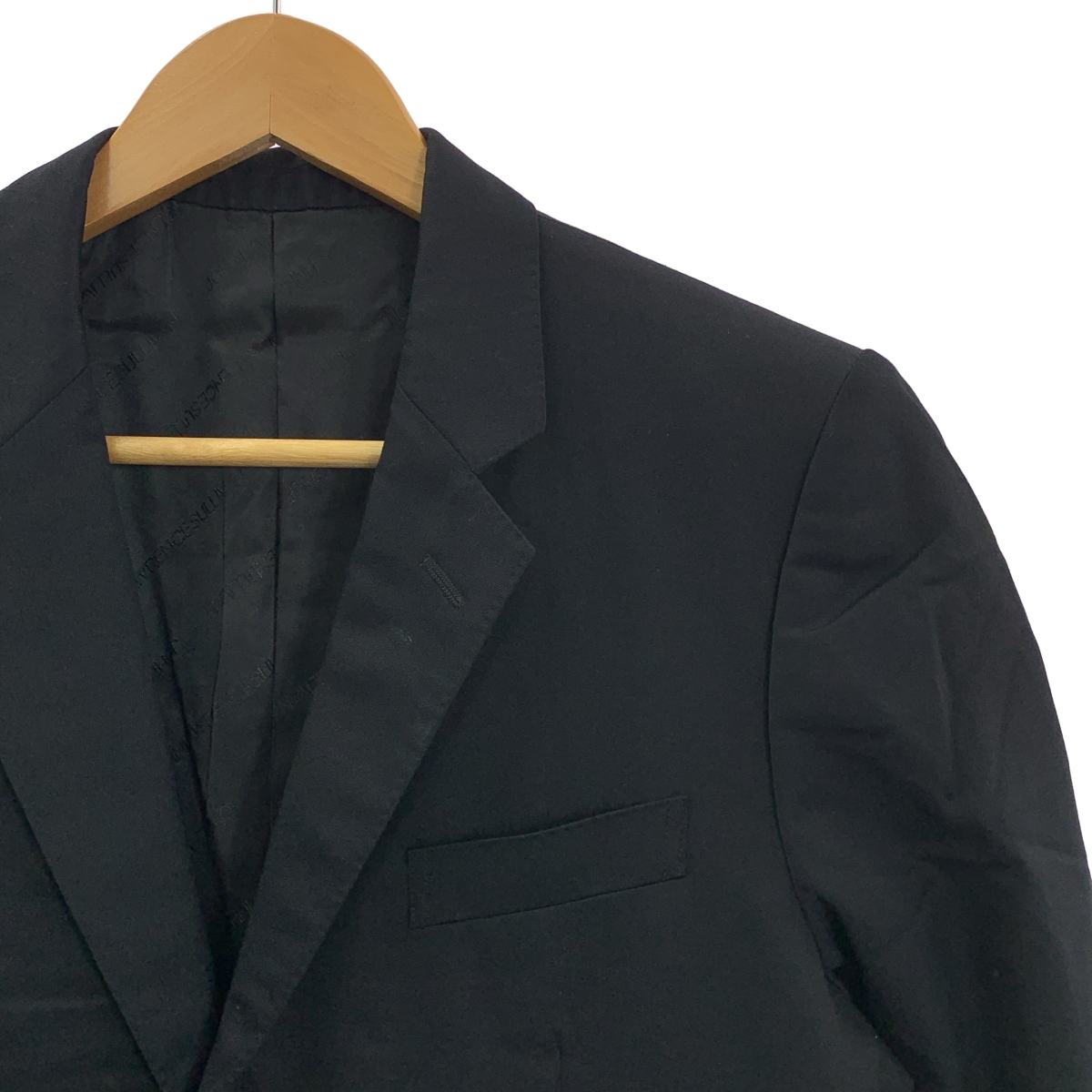 JOHN LAWRENCE SULLIVAN / ジョンローレンスサリバン WOOL 2BUTTON JACKET  / 2B シングルブレスト テーラード ジャケット / ロゴ総裏地