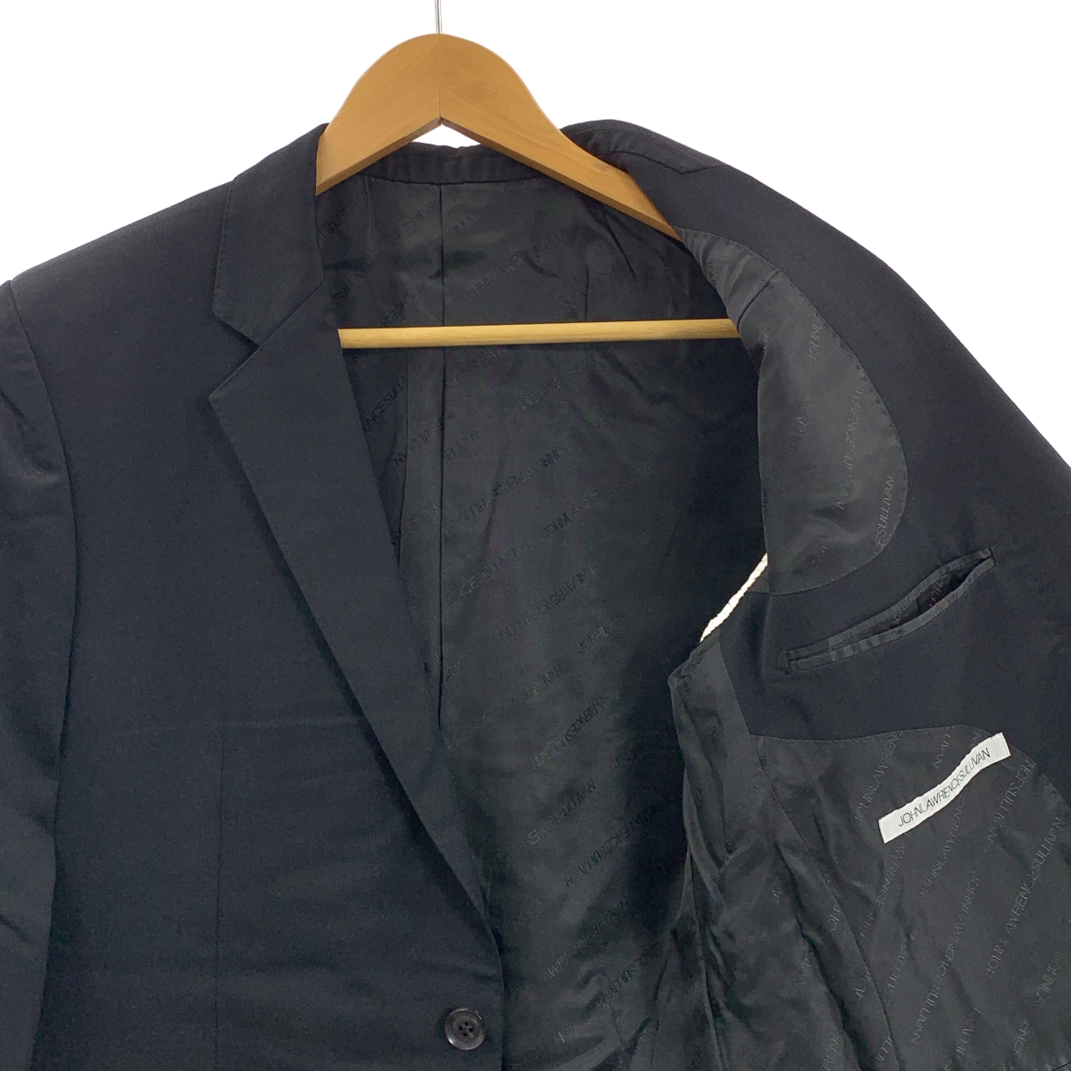 JOHN LAWRENCE SULLIVAN / ジョンローレンスサリバン WOOL 2BUTTON JACKET  / 2B シングルブレスト テーラード ジャケット / ロゴ総裏地