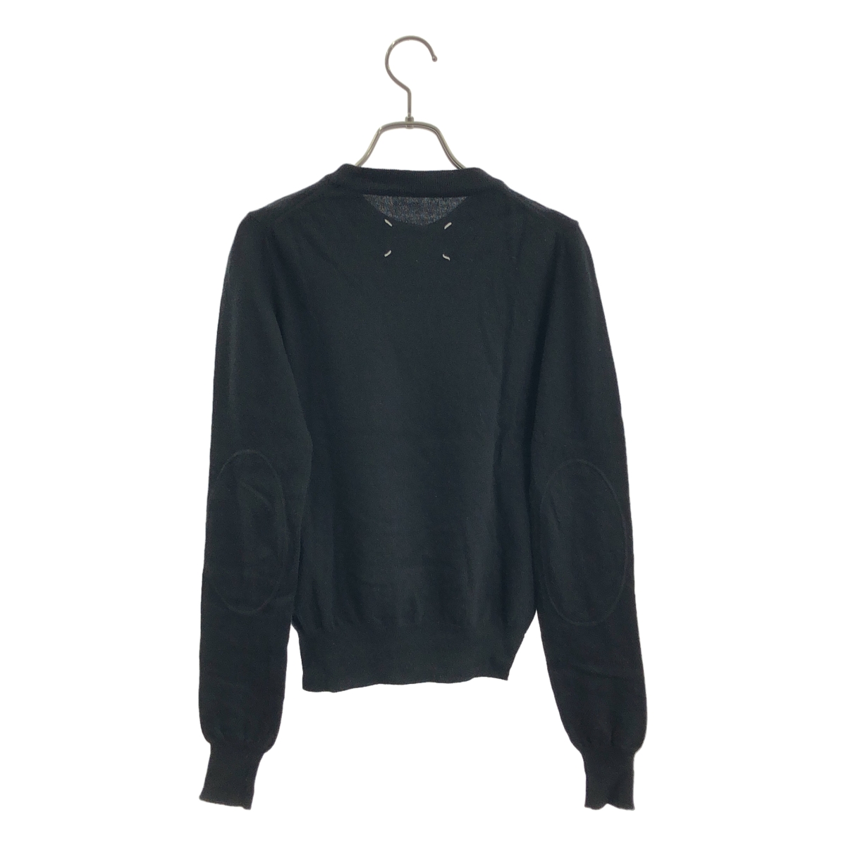 Maison Margiela / メゾンマルジェラ ウール エルボーパッチ クルーネック ニット セーター