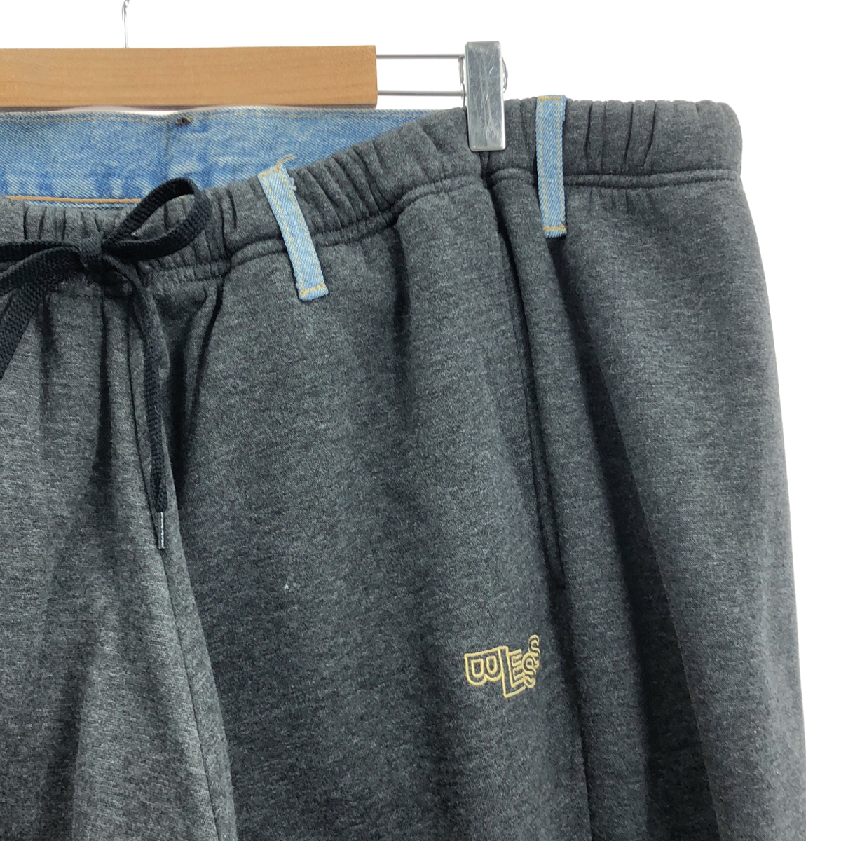 BLESS / ブレス ×LEVI'S リーバイス / over jogging jeans denim jersey スウェット 切替 デニムパンツ