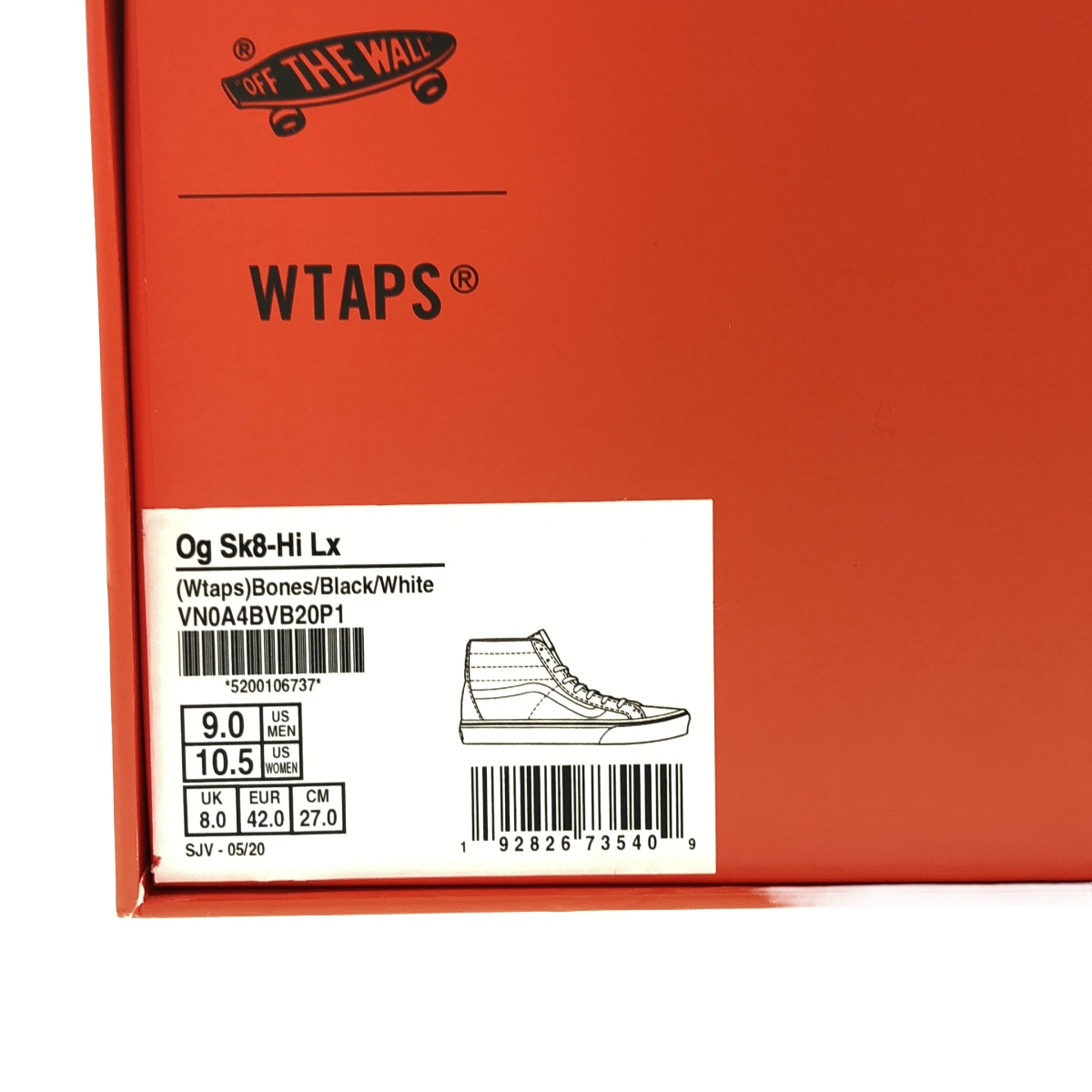 VANS / バンズ ×WTAPS / SK8 HI クロスボーン スケート ハイカット スニーカー