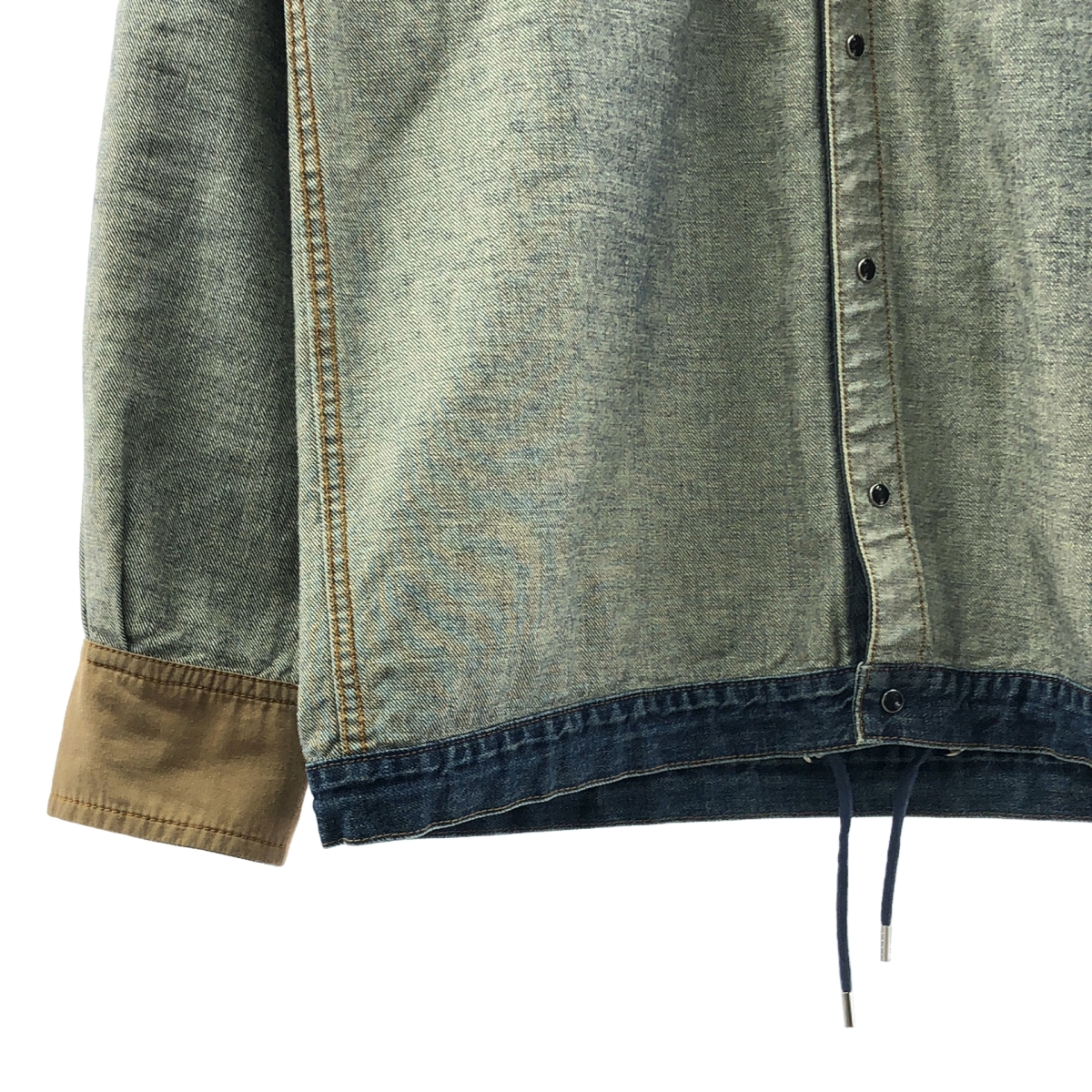 sacai / サカイ Denim Shirt インサイドアウト 切替 デニムシャツジャケット