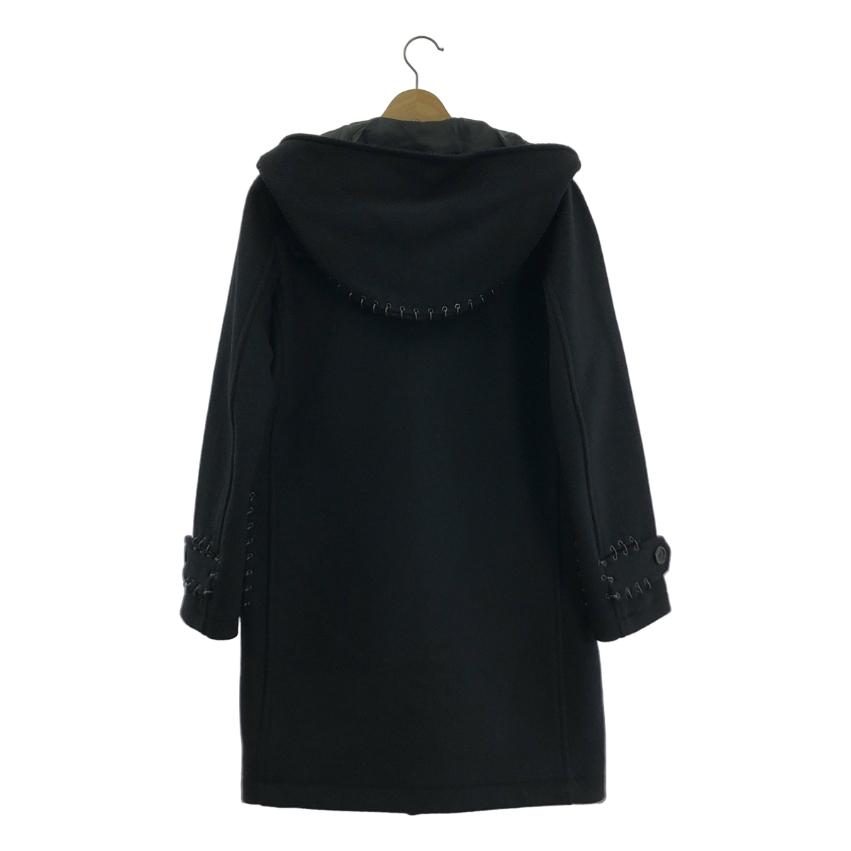 noir kei ninomiya / ノワールケイニノミヤ ウール 装飾 ダッフルコート フーディ / 総裏地