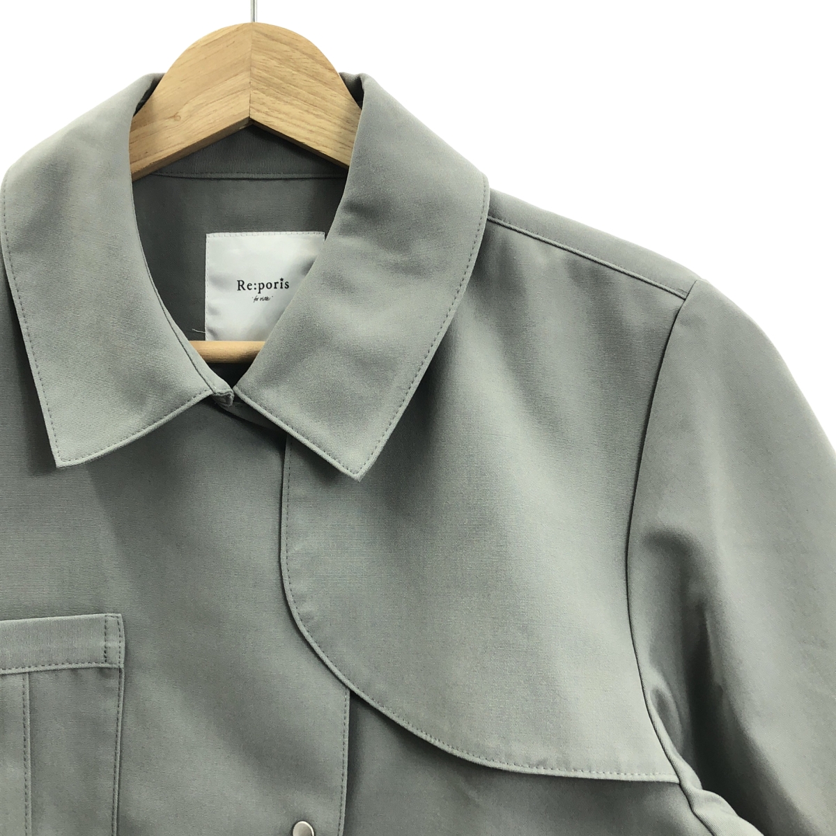 Re:poris / レポリス military evening shirt / ミリタリー シャツ ブラウス