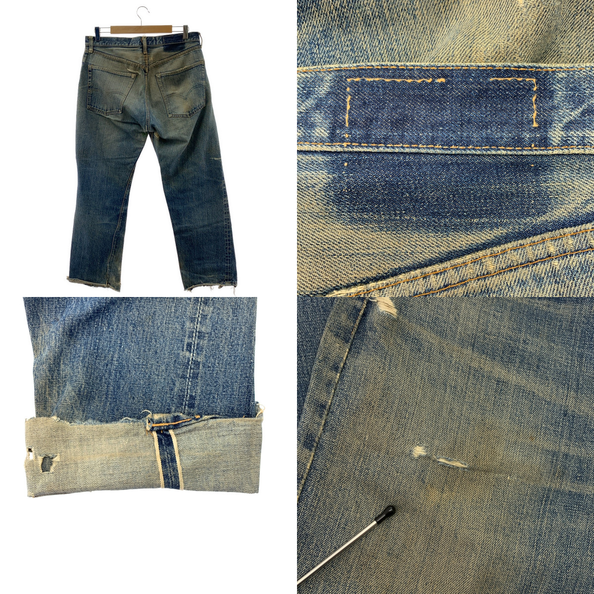 Levi's / リーバイス 505 66前期 42TALON ZIP ボタン裏5 デニムパンツ