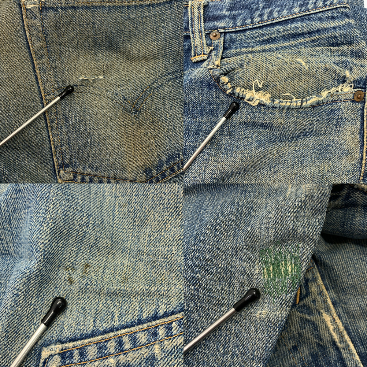 Levi's / リーバイス 505 66前期 42TALON ZIP ボタン裏5 デニムパンツ