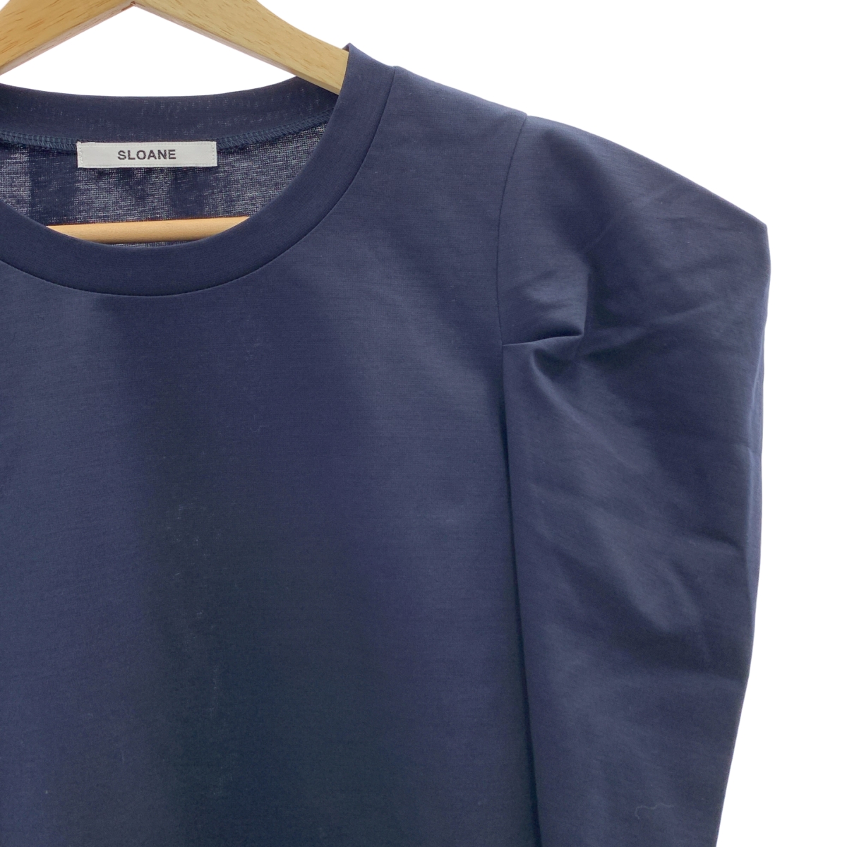 SLOANE / スローン コットン パワーショルダー Tシャツ