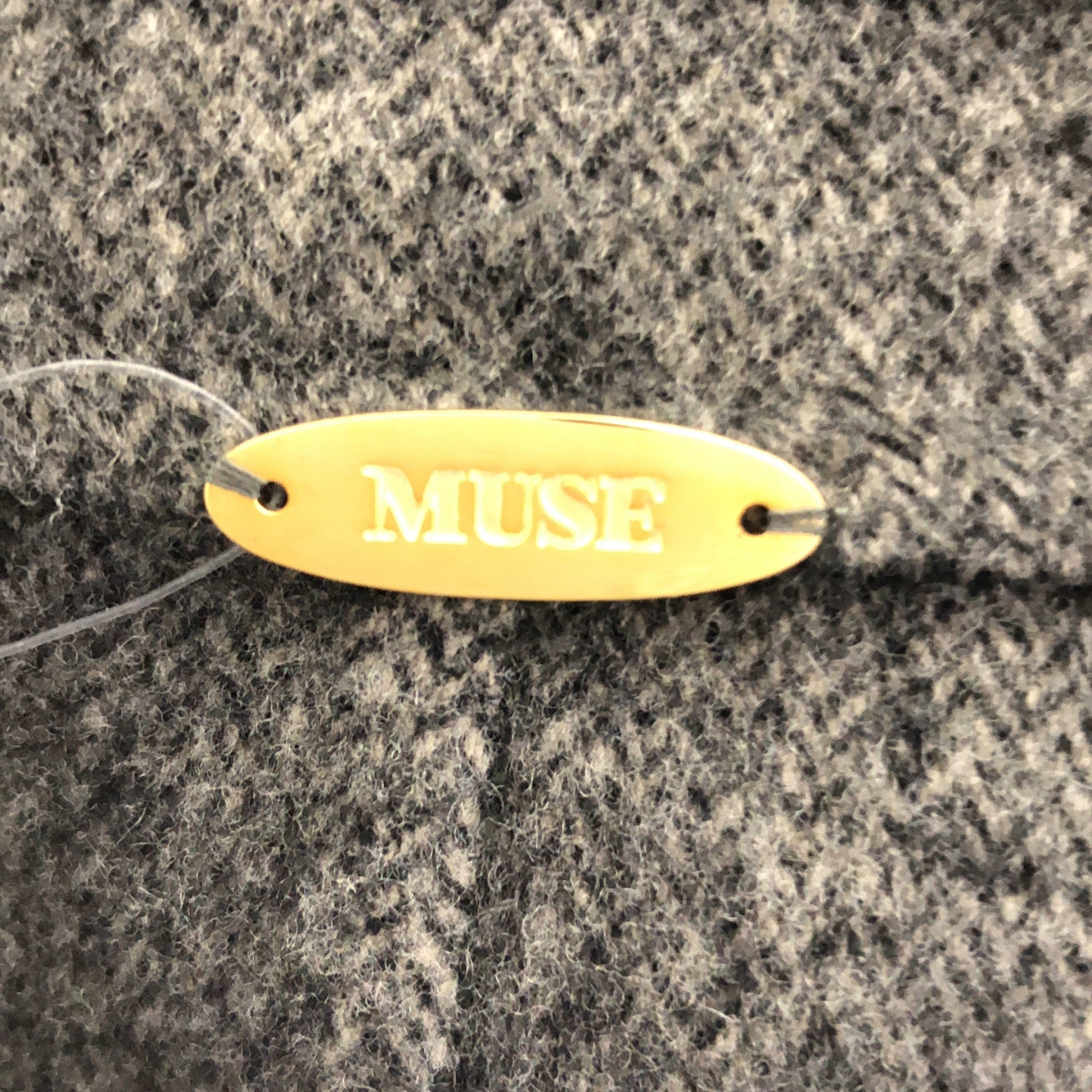 MUSE de Deuxieme Classe / ミューズドゥーズィーエムクラス Victorian arrow REVER ウール コットン ヘリンボーン コート