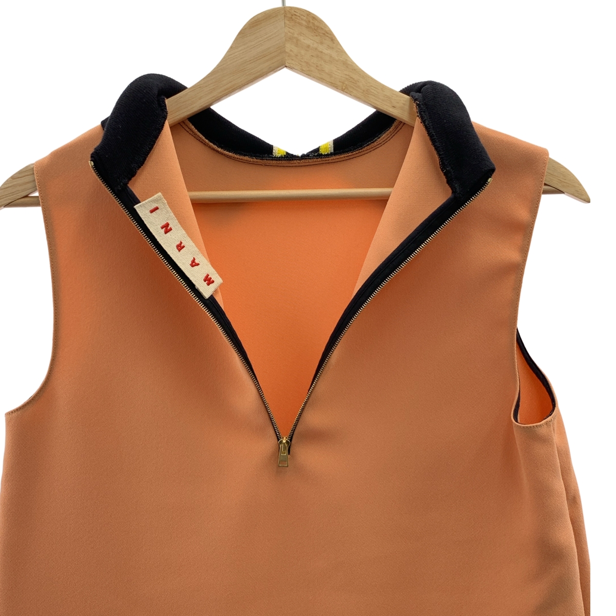 MARNI / マルニ ニットカラー デザイン ミニドレス ワンピース