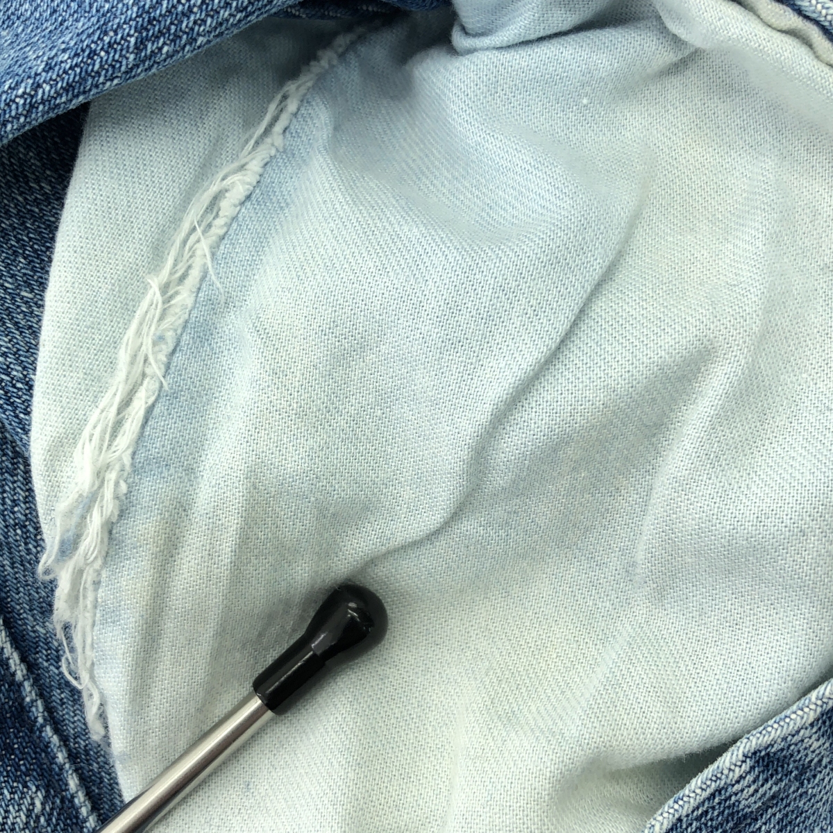 Mame Kurogouchi / マメクロゴウチ デニム スリット フリンジ ロング スカート