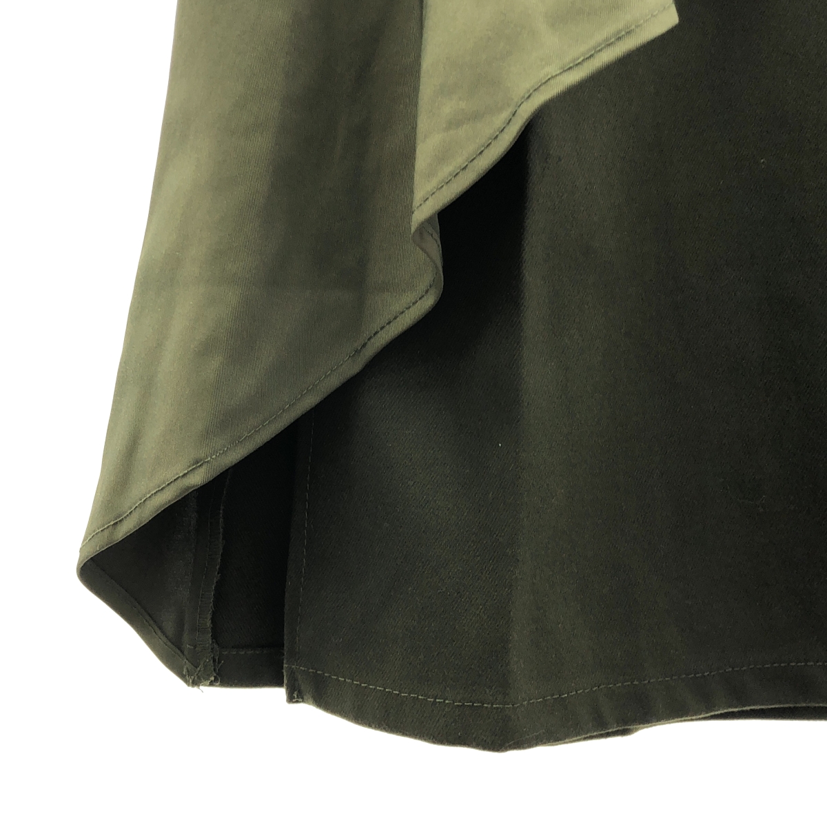 その他 コーデュロイ切替 ミリタリー ジャンパースカート ワンピース