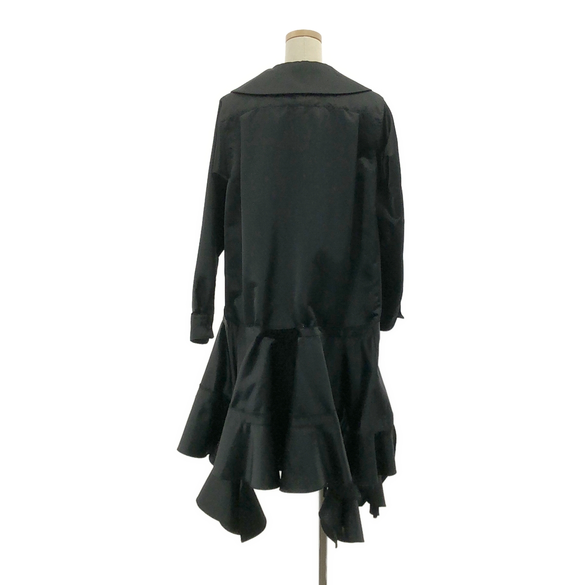 COMME des GARCONS COMME des GARCONS / コムコム ポリエステル 変形 アシンメトリー 丸襟 ボリューム ワンピース