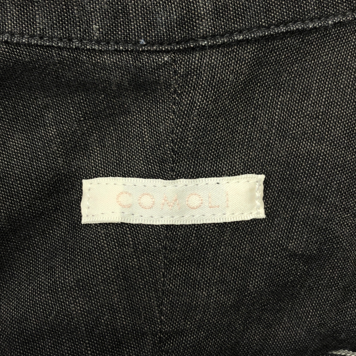 COMOLI / コモリ ベタシャン オープンカラーシャツ コットン