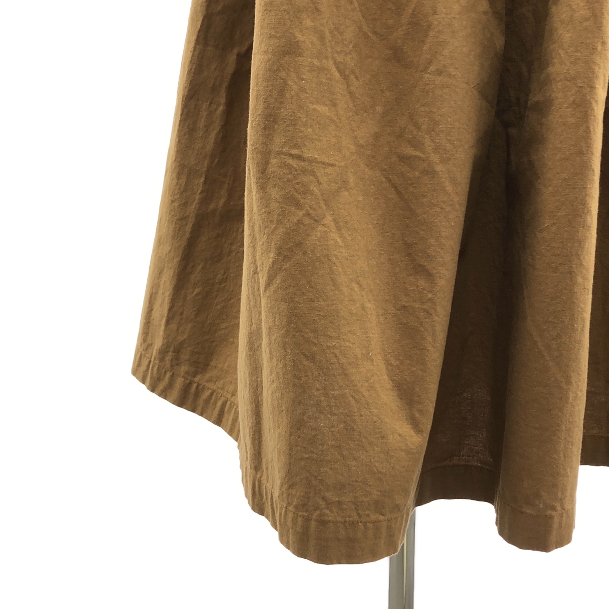 homspun / ホームスパン バルキーシーチング ダブルポケット ギャザースカート