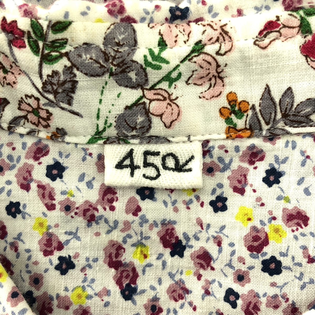 45r / フォーティファイブアール インドカディ フローラル フリル シャツ