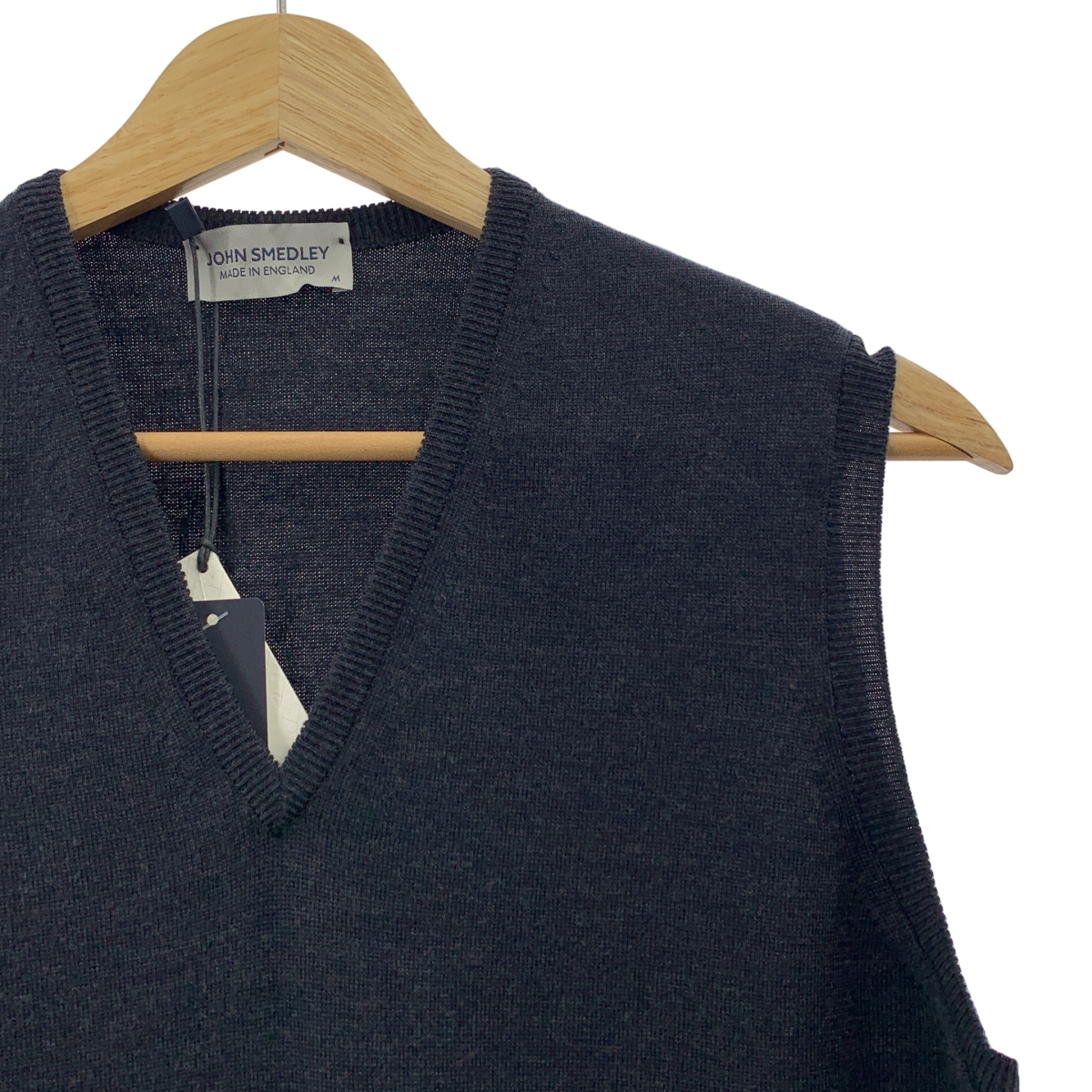 JOHN SMEDLEY / ジョンスメドレー メリノウール ハイゲージ Vネックニット