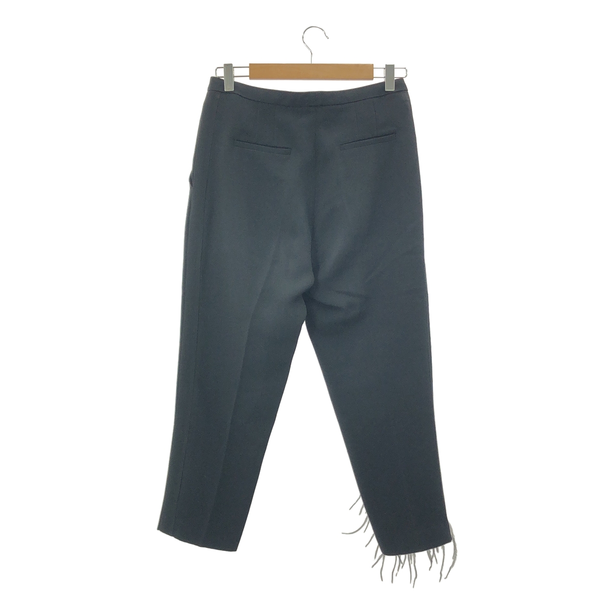 N°21 / ヌメロヴェントゥーノ スパンコール フェザー テーパード パンツ