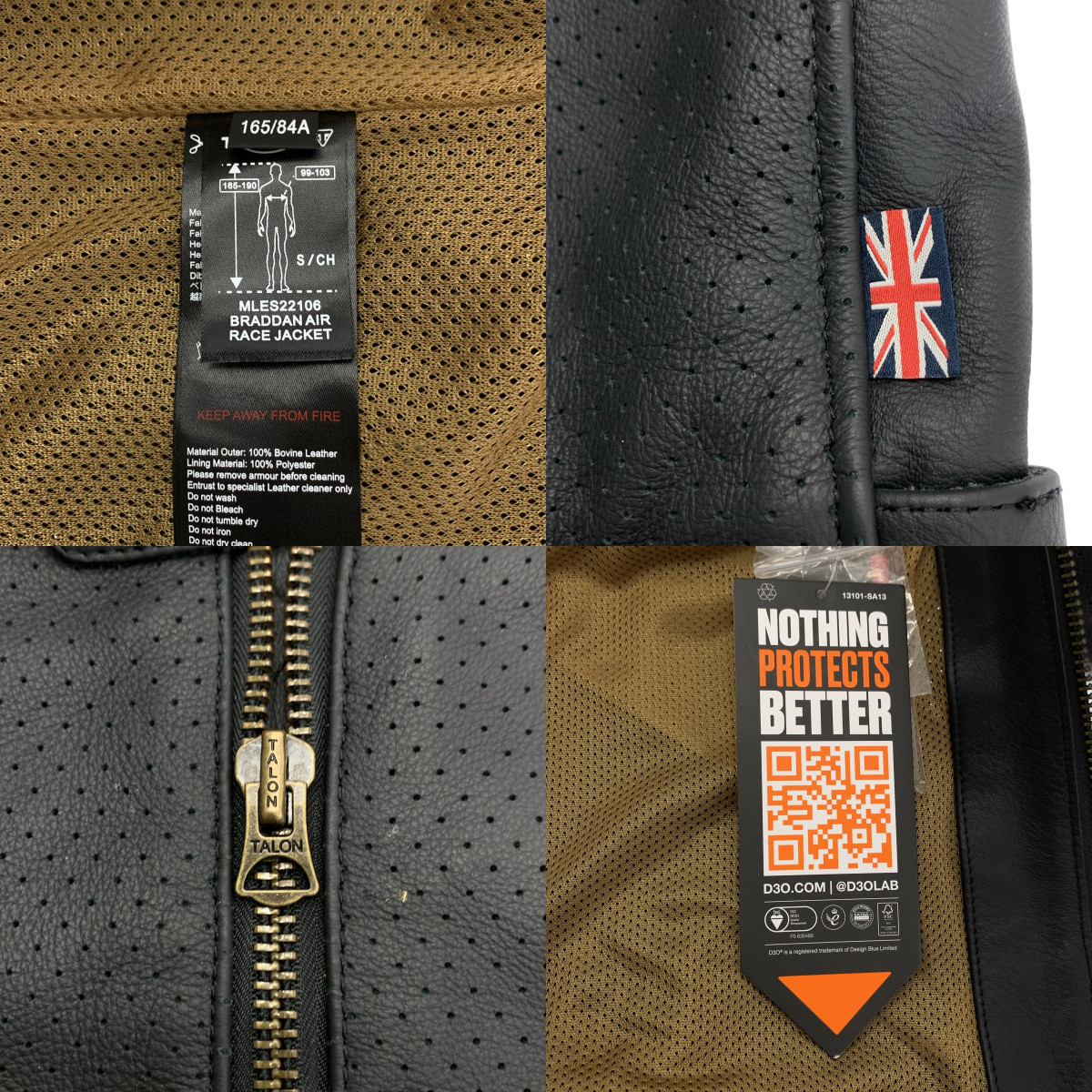 その他 Braddan Air Race Jacket / パンチング レザー ジャケット ブルゾン