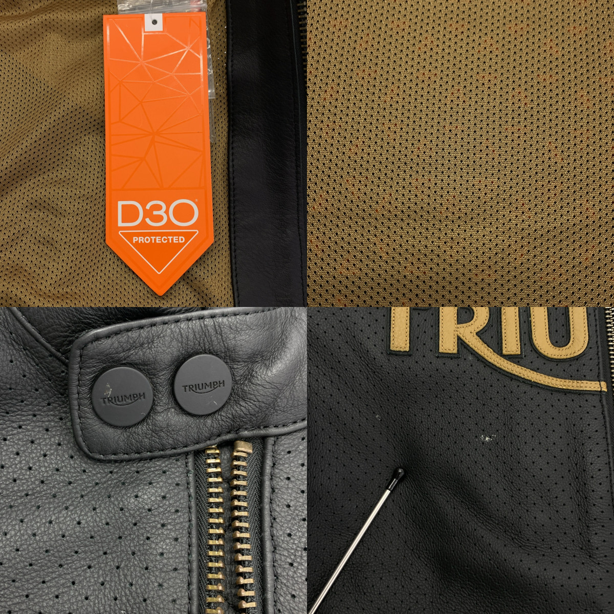 その他 Braddan Air Race Jacket / パンチング レザー ジャケット ブルゾン