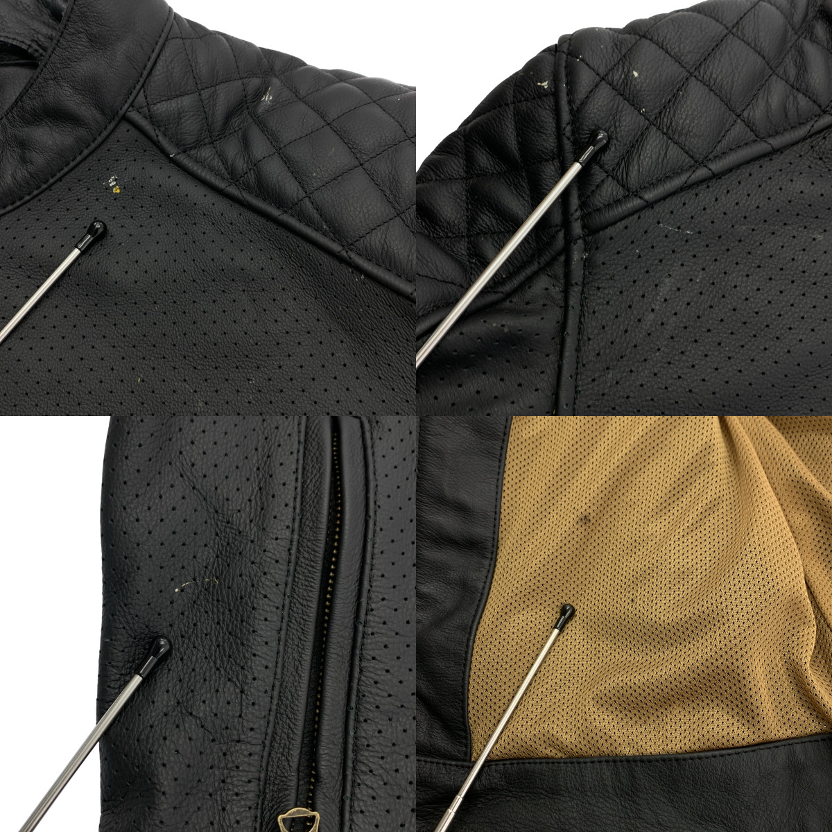 その他 Braddan Air Race Jacket / パンチング レザー ジャケット ブルゾン