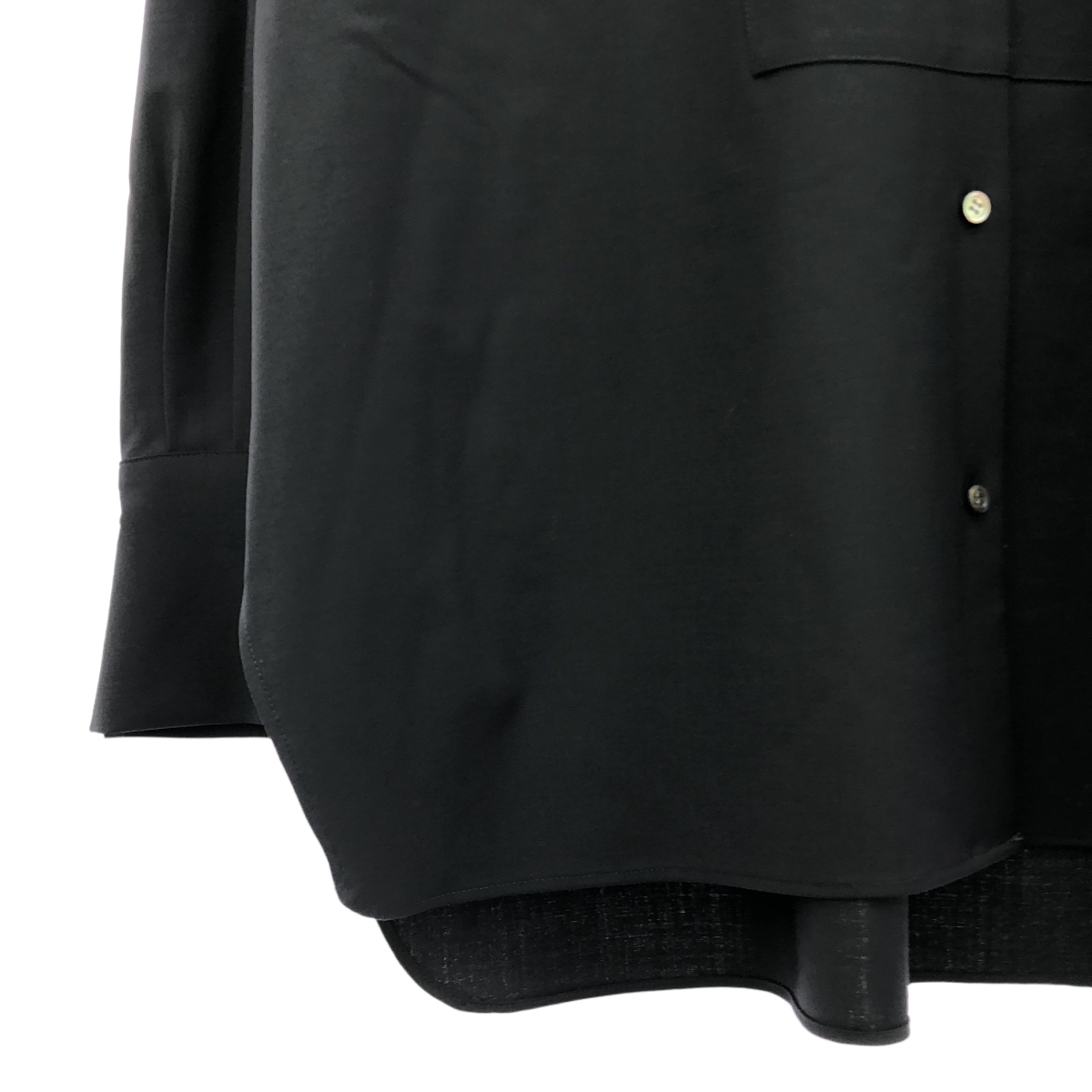 ebure / エブール ブルーム オーバーシャツ ブラウス / 襟着脱可