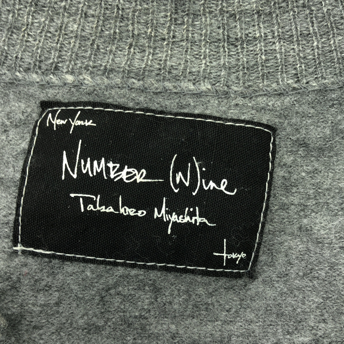 NUMBER NINE / ナンバーナイン ウール ニット セーター