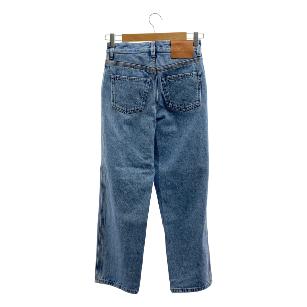 LOEWE / ロエベ アナグラム ロゴレザーパッチ デニムパンツ