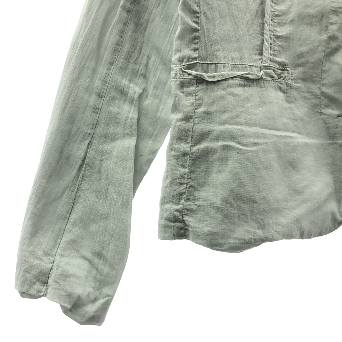 KRISTENSEN DU NORD / クリステンセンドゥノルド シェルボタン シングルブレスト ジャケット / 総裏地