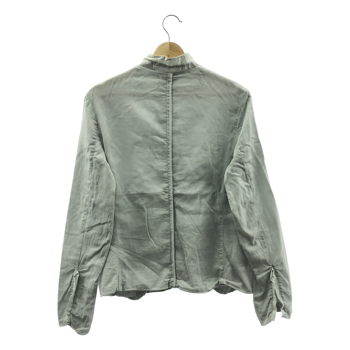 KRISTENSEN DU NORD / クリステンセンドゥノルド シェルボタン シングルブレスト ジャケット / 総裏地