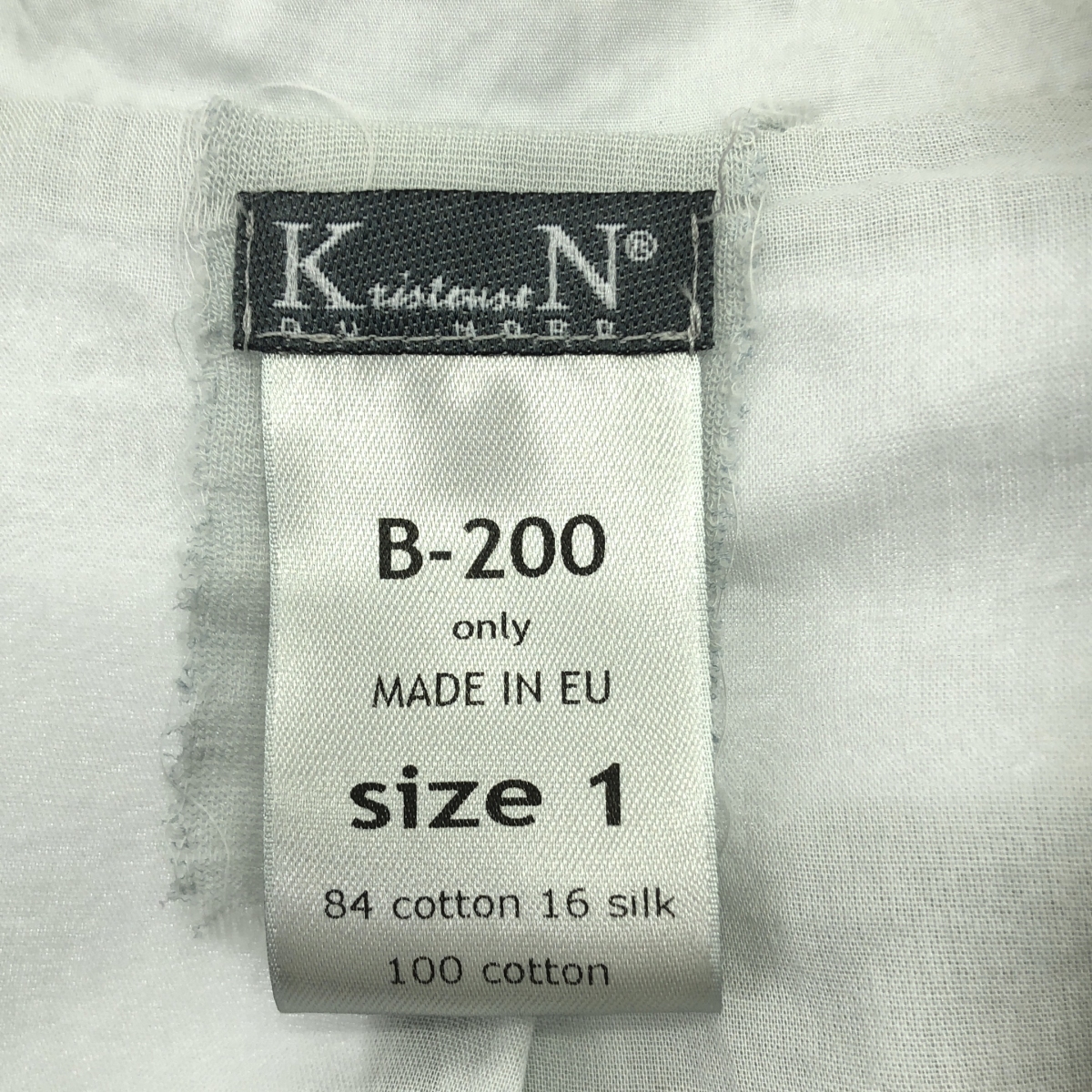 KRISTENSEN DU NORD / クリステンセンドゥノルド シェルボタン シングルブレスト ジャケット / 総裏地