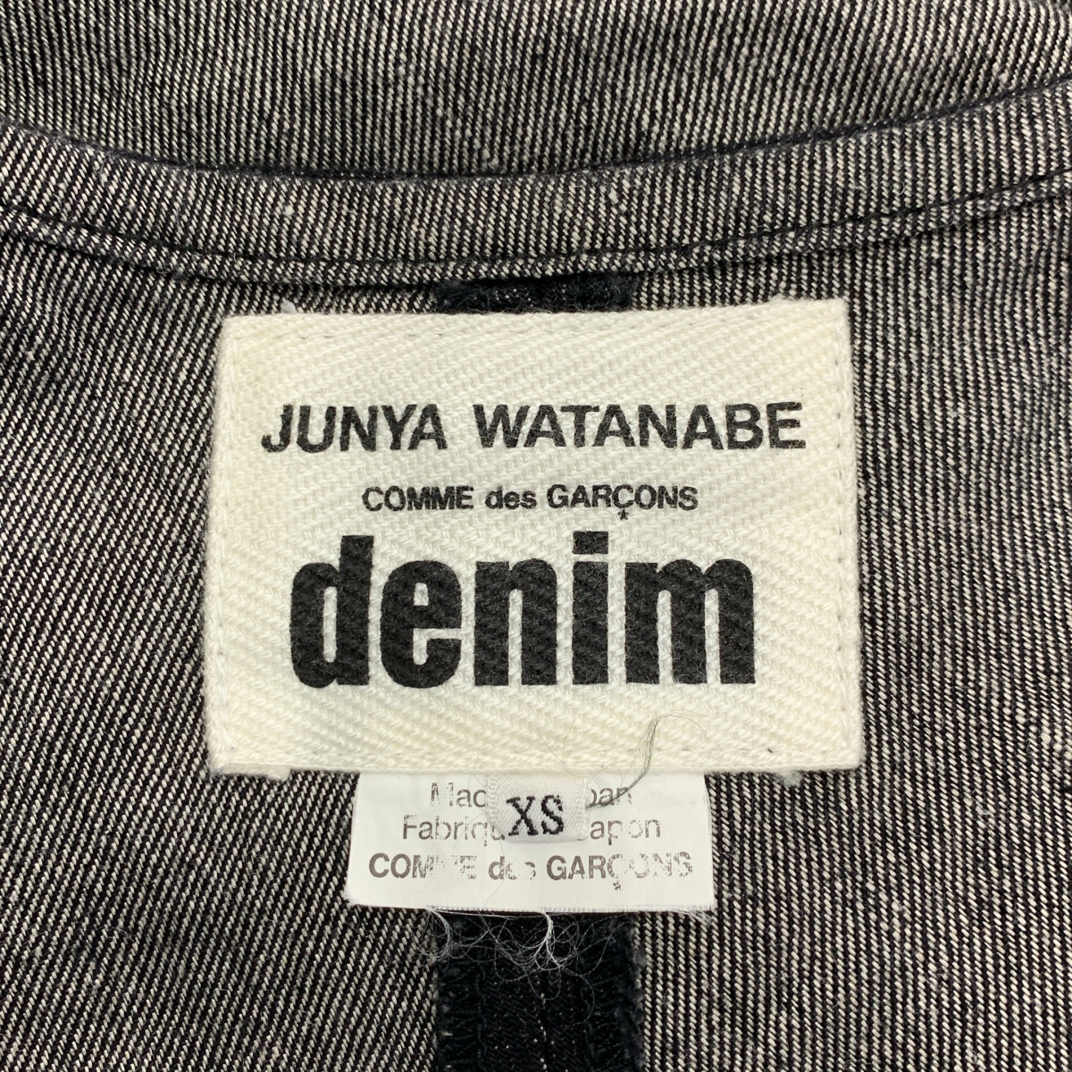 JUNYA WATANABE COMME des GARCONS / ジュンヤワタナベ denim / コットン リネン 再構築 ノースリーブ ワンピース