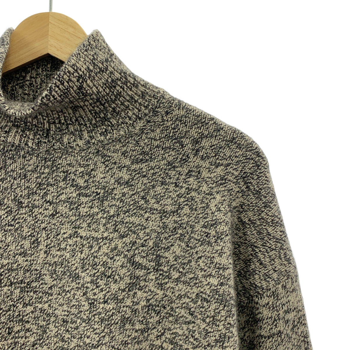AURALEE / オーラリー BABY CASHMERE MELANGE KNIT TURTLE NECK P O / ベビー カシミヤ メランジェ ニット セーター