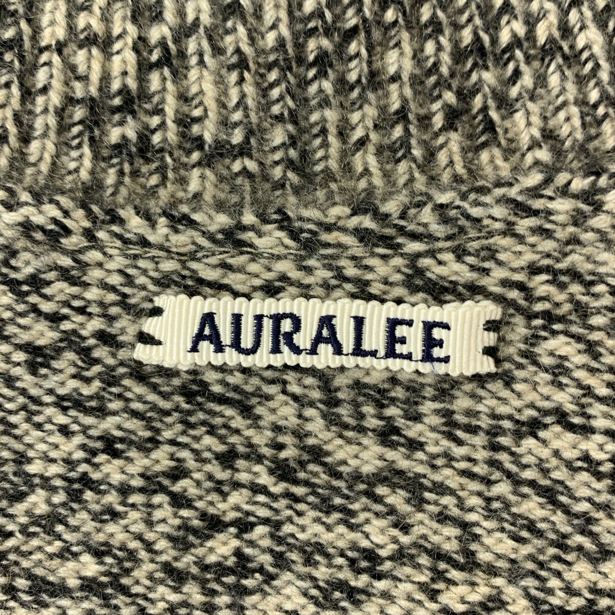 AURALEE / オーラリー BABY CASHMERE MELANGE KNIT TURTLE NECK P O / ベビー カシミヤ メランジェ ニット セーター