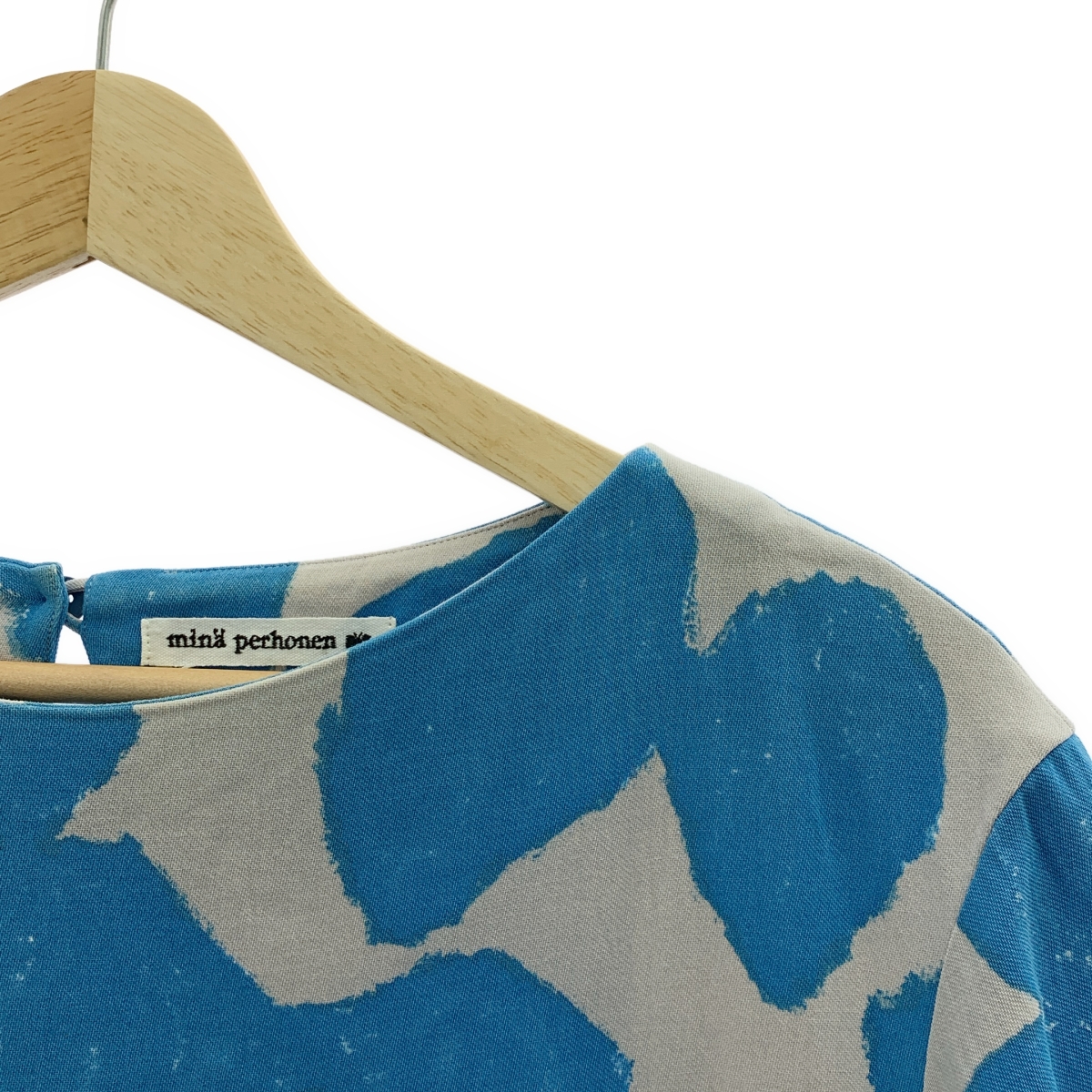 mina perhonen / ミナペルホネン slow dance プリント プルオーバー 半袖ブラウス