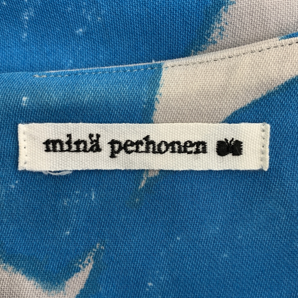 mina perhonen / ミナペルホネン slow dance プリント プルオーバー 半袖ブラウス