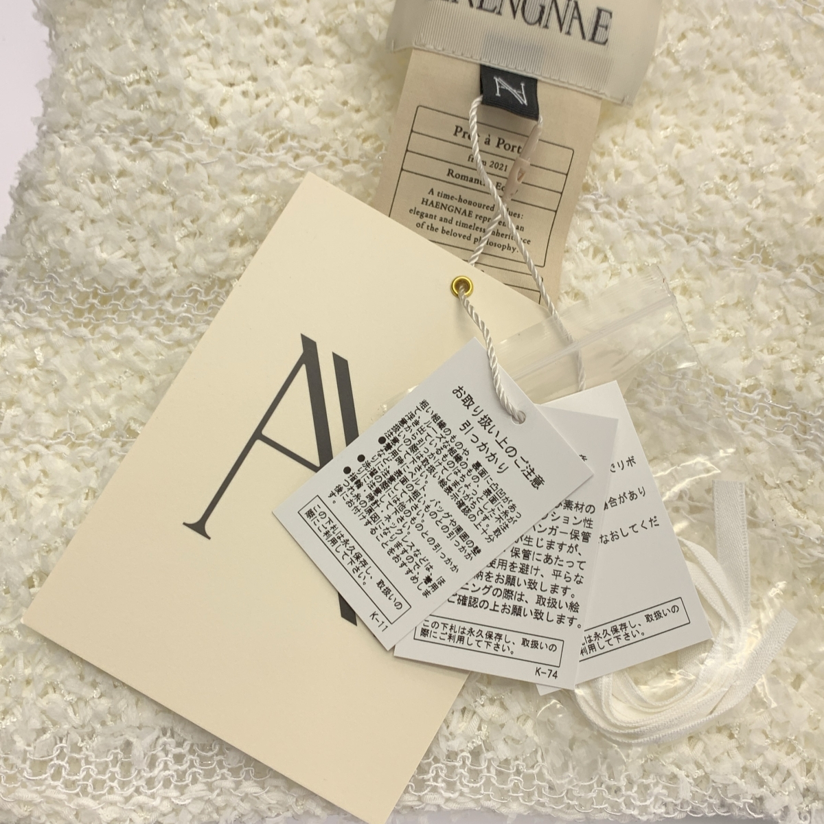 その他 KISHIMEN BOW KNIT DRESS リボン装飾 ニット ノースリーブ ドレス ワンピース