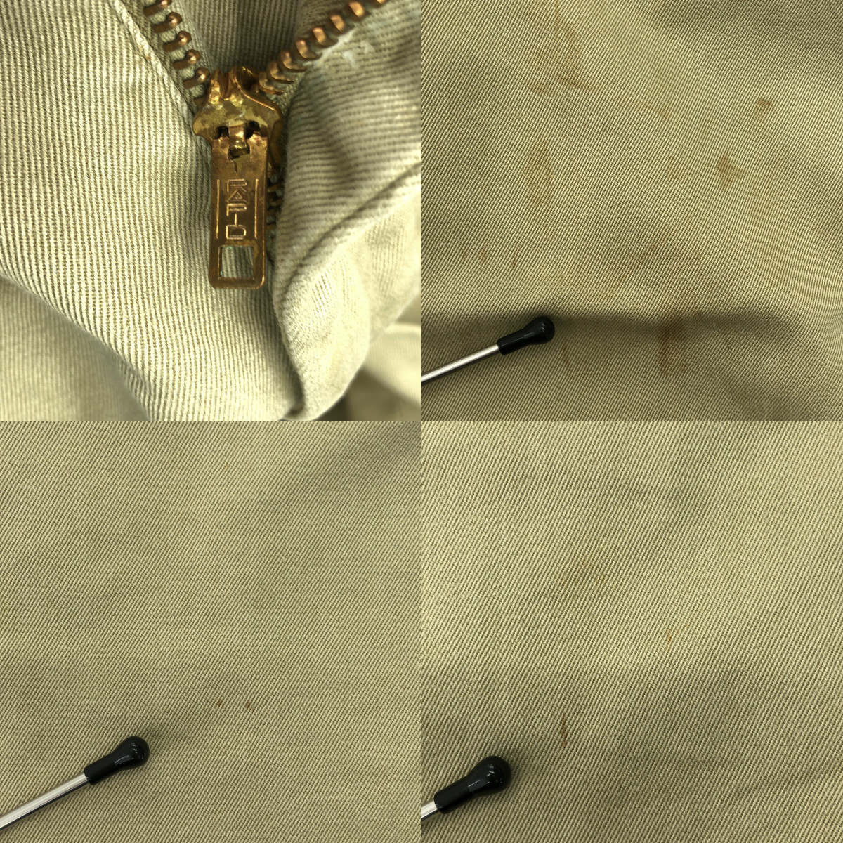 U.S.ARMY / アメリカ軍 推定60s ヴィンテージ ツイル チノパンツ RAPIDジップ