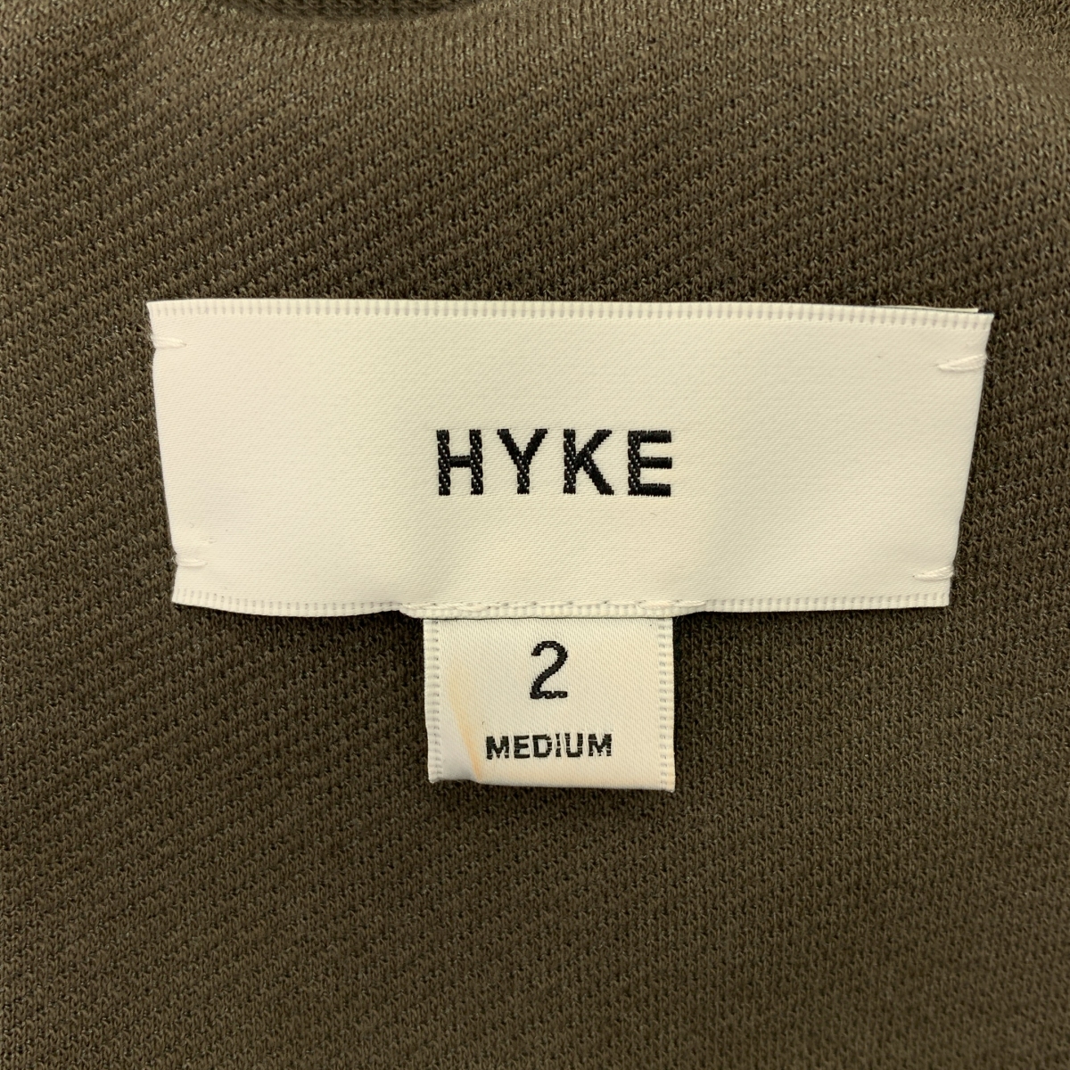 HYKE / ハイク サイドジップスリット プルオーバー トップス